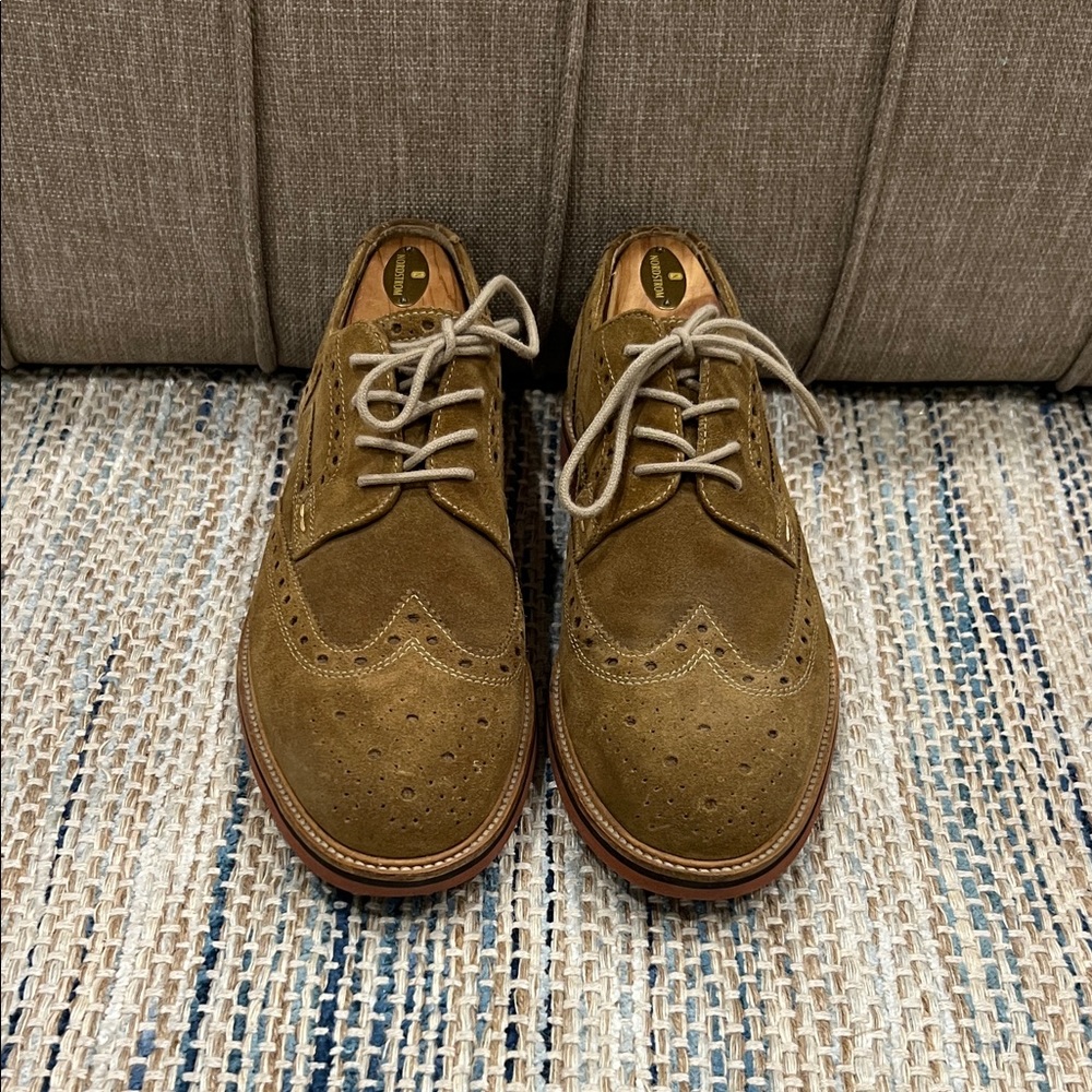 1901 Nordstrom Tan Suede Oxford Shoes Size 9